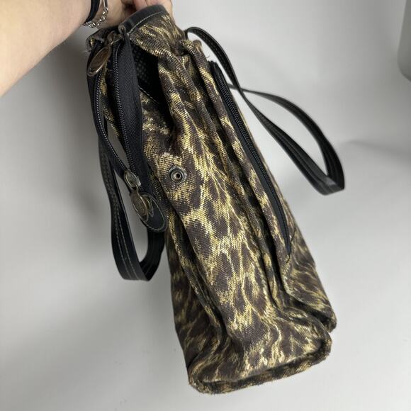 Ricardo Beverly Hills Bag Large 19” Carry On Tapestry Weekend Leopard Travel Y2K - Picture 7 of 16